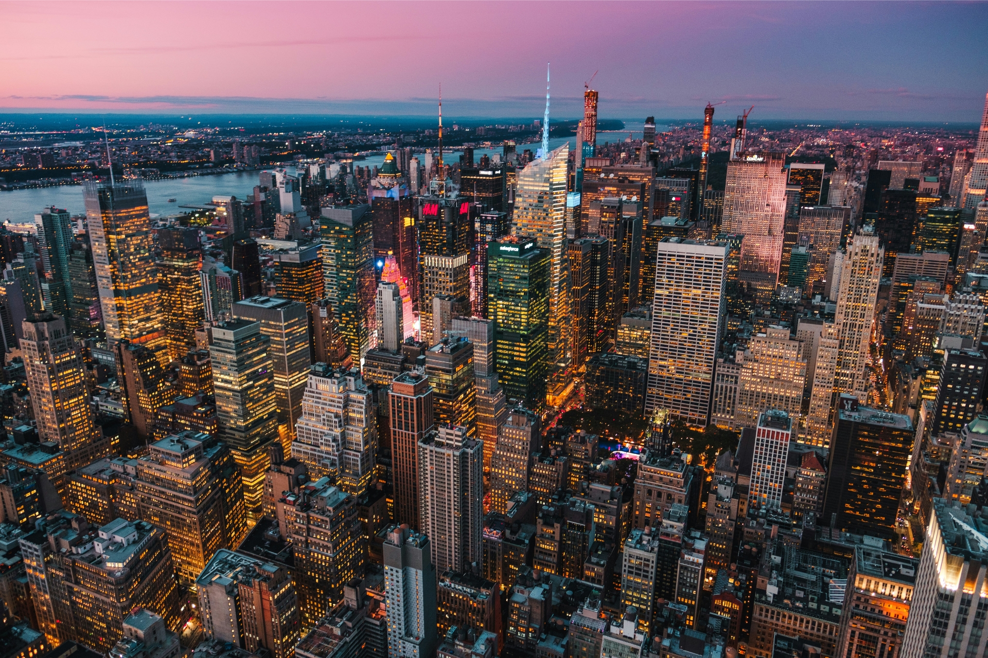 New York skyline and architecture
