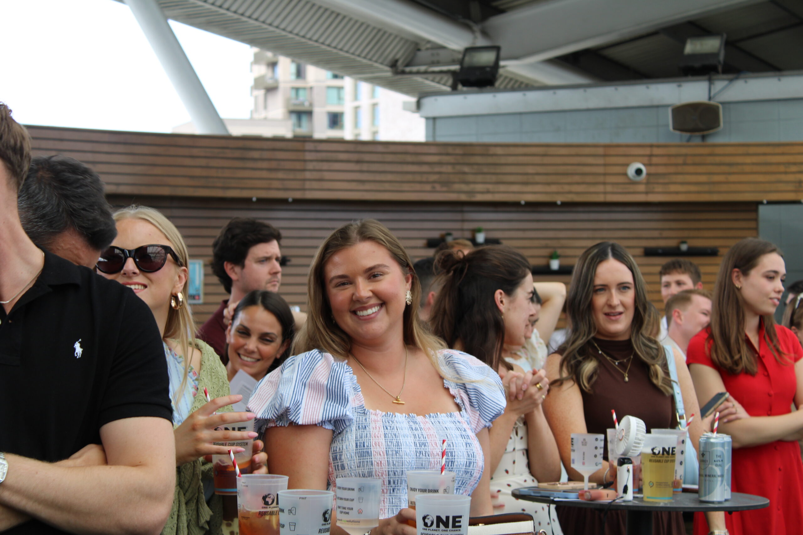 Finatal colleagues at a summer event