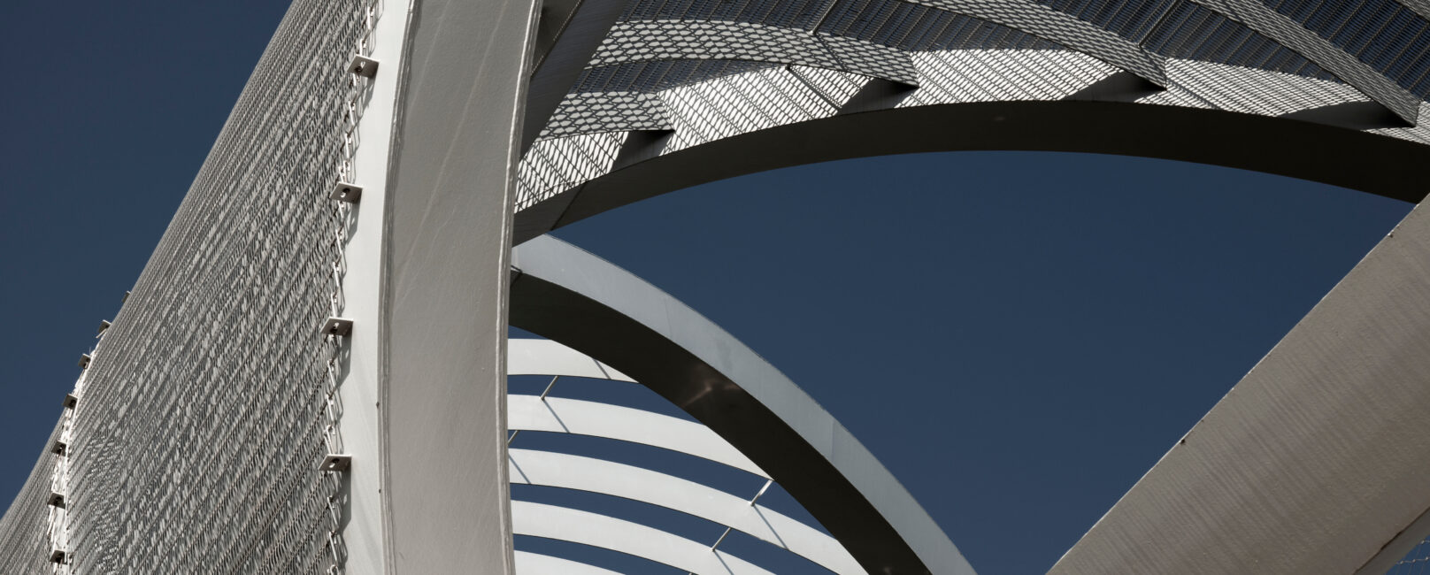 Detail of a bridge on the river of Madrid, Spain