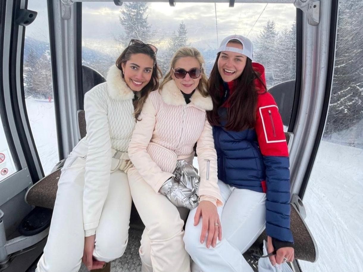 Finatal colleagues on a ski trip